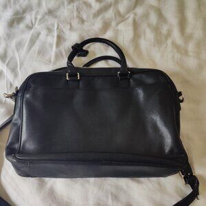 Vintage Coach City Saffiano Leather Black Briefcase Satchel Bag 71330 $598 orig